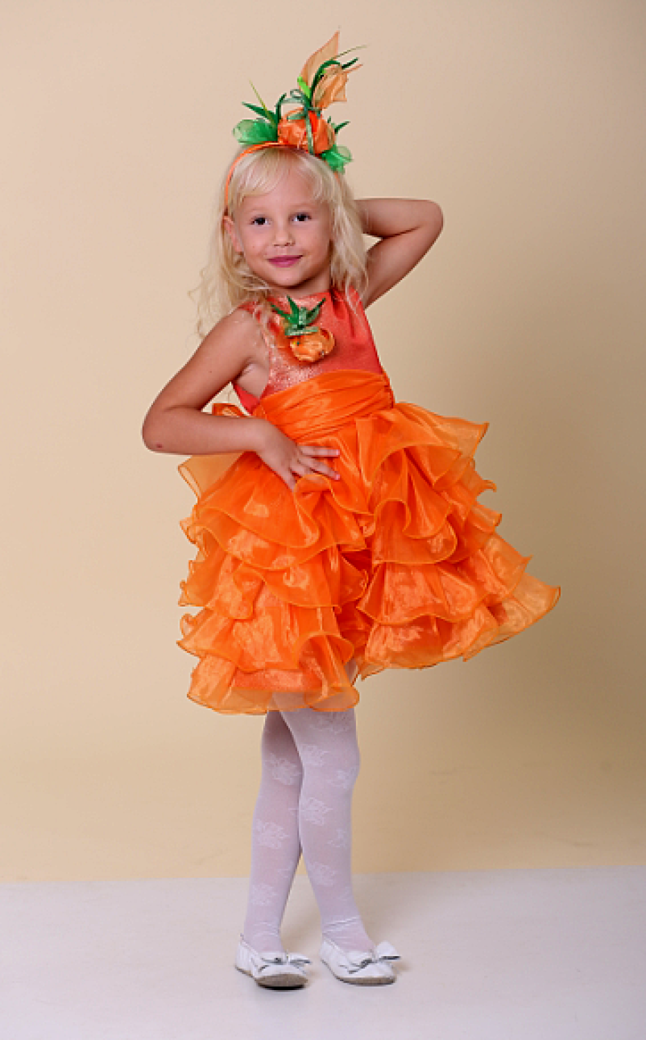 Карнавальный костюм для девочки Луковка (Лук)