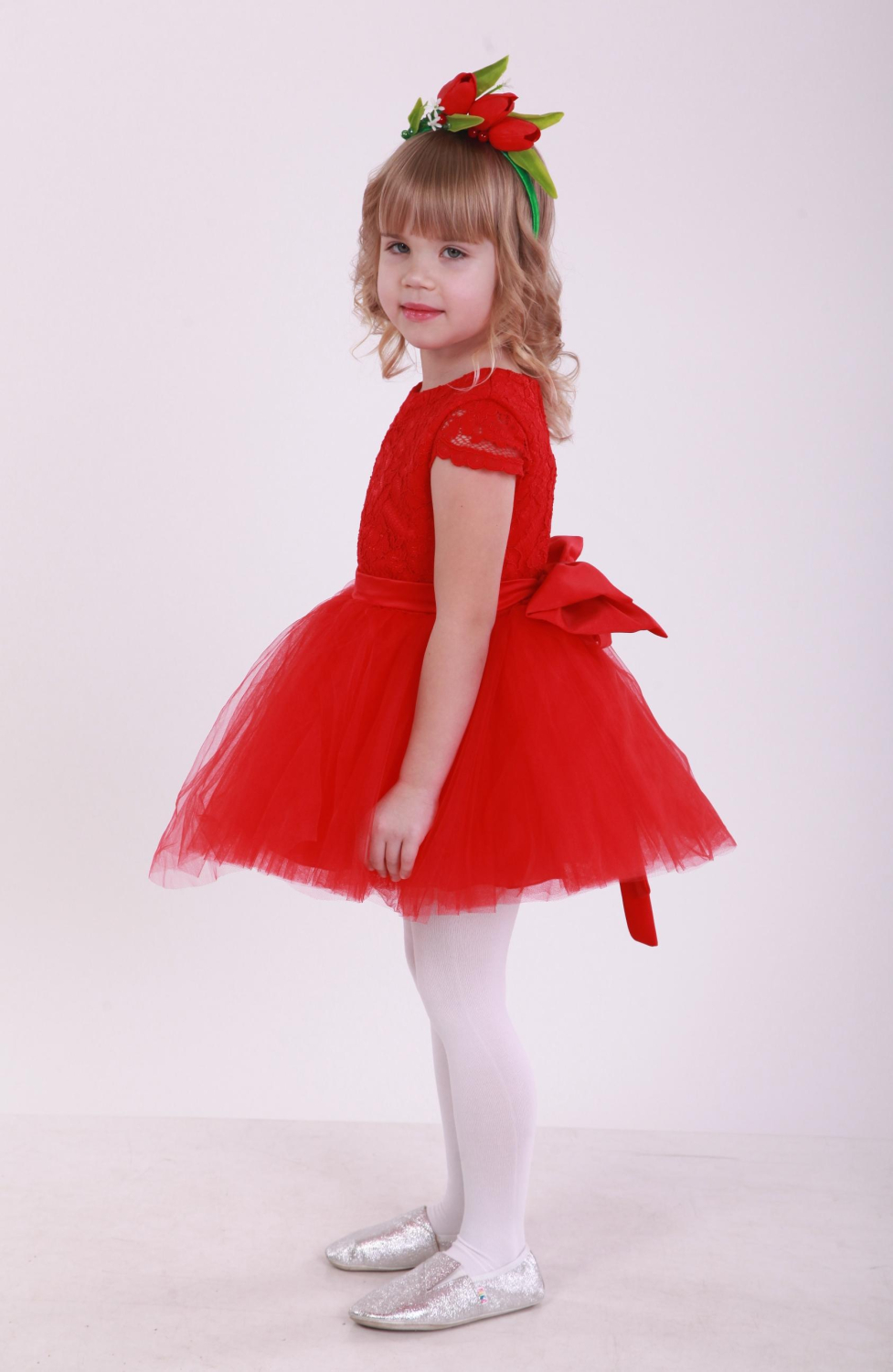 Карнавальный костюм для девочки Цветочек Тюльпан