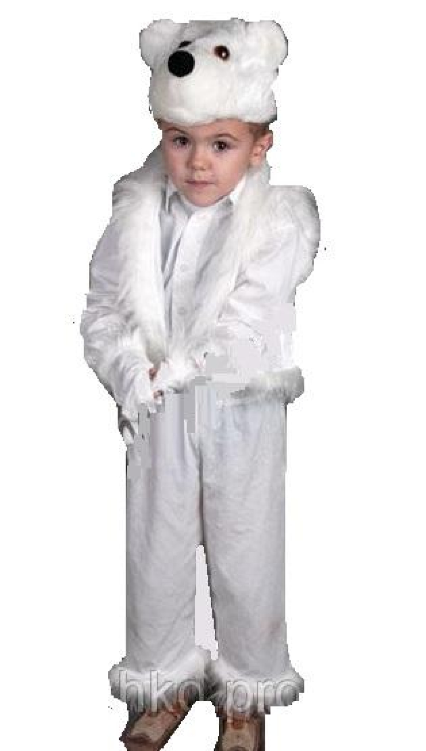 Карнавальний костюм Ведмідь білий №2