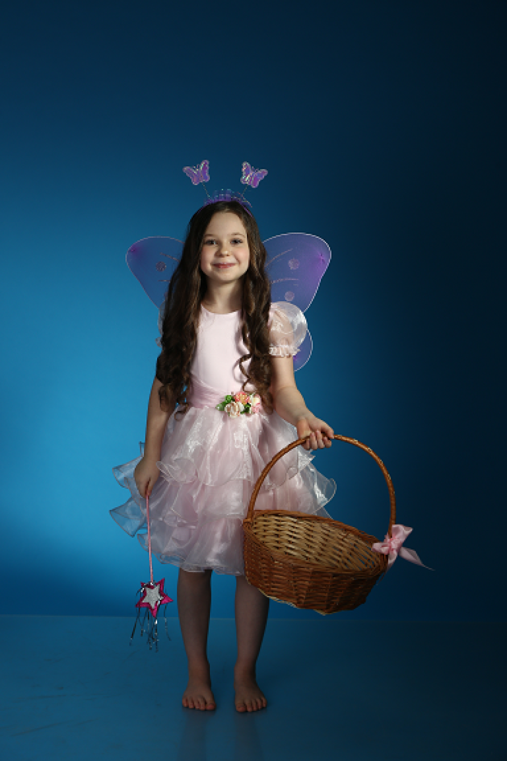 Карнавальний костюм Фея Рюша рожева Метелик