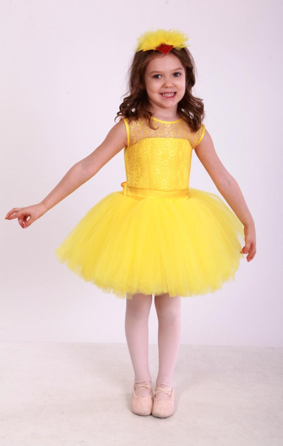 Карнавальний костюм дитячий Курча дівчинка