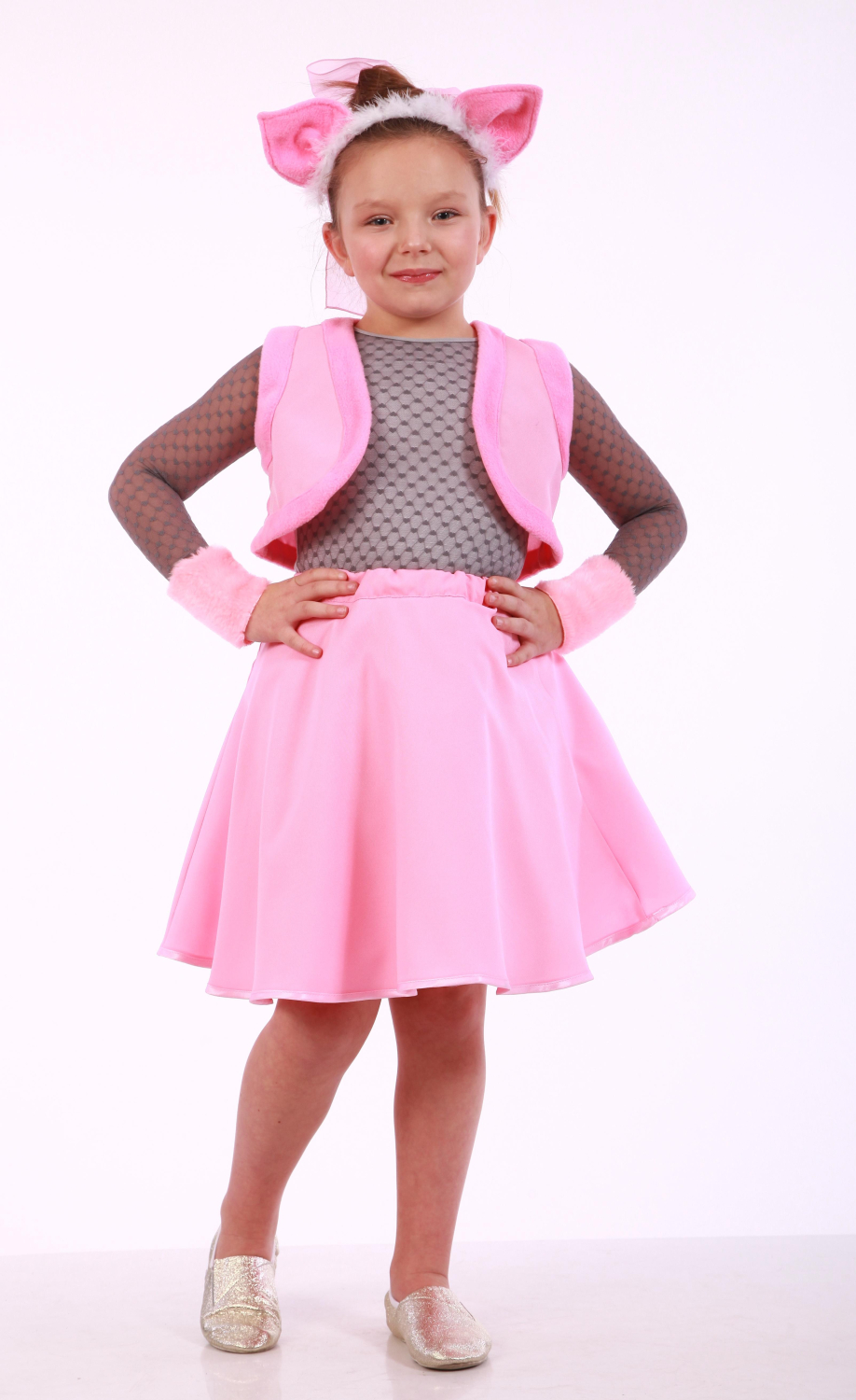 Карнавальный костюм для девочки Свинка комплект