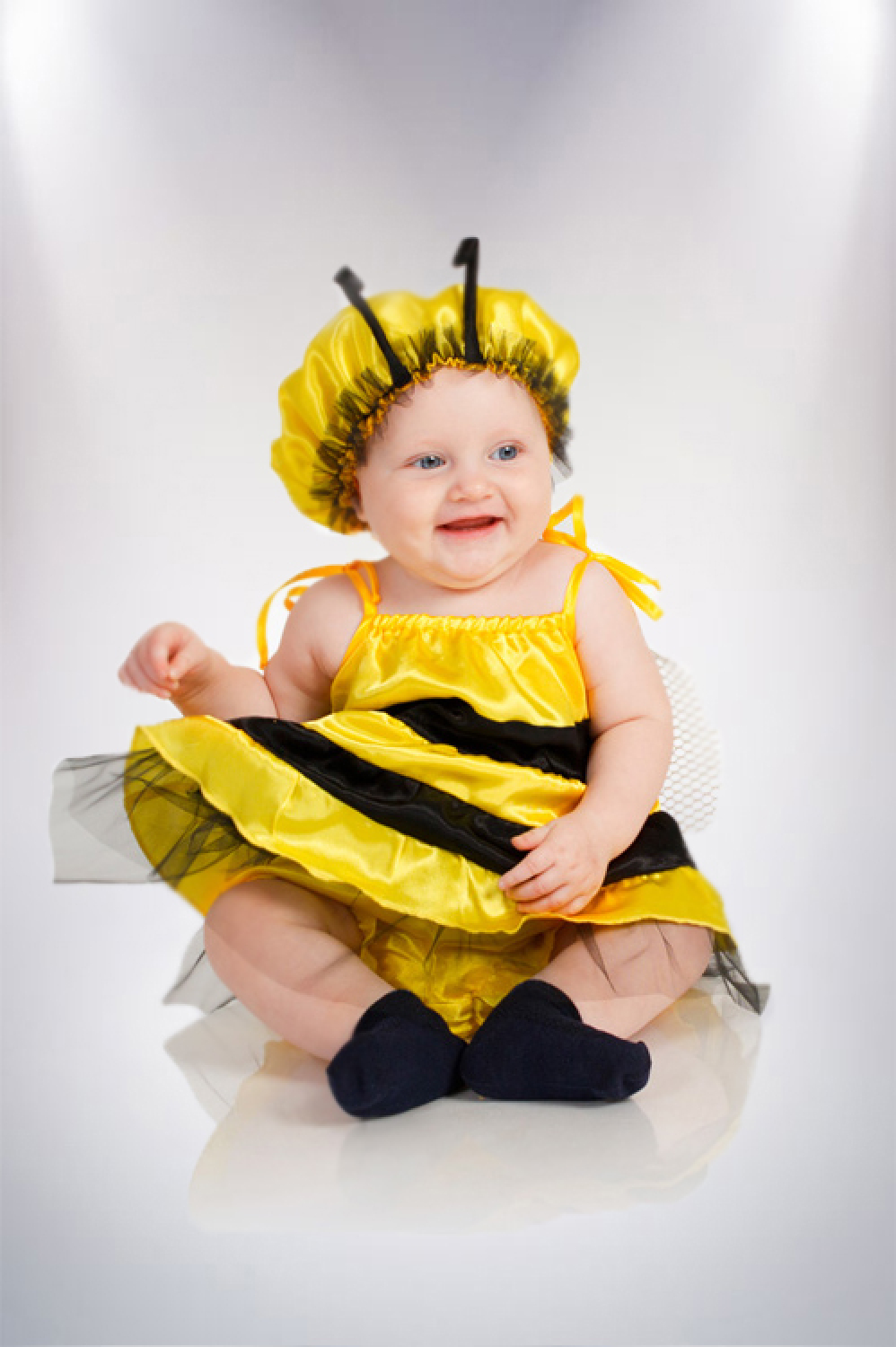 Карнавальний костюм Бджілка №5 міні сарафанТМ Сашка