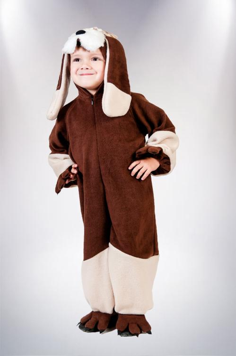 Carnival costume for a boy Dog №5 red