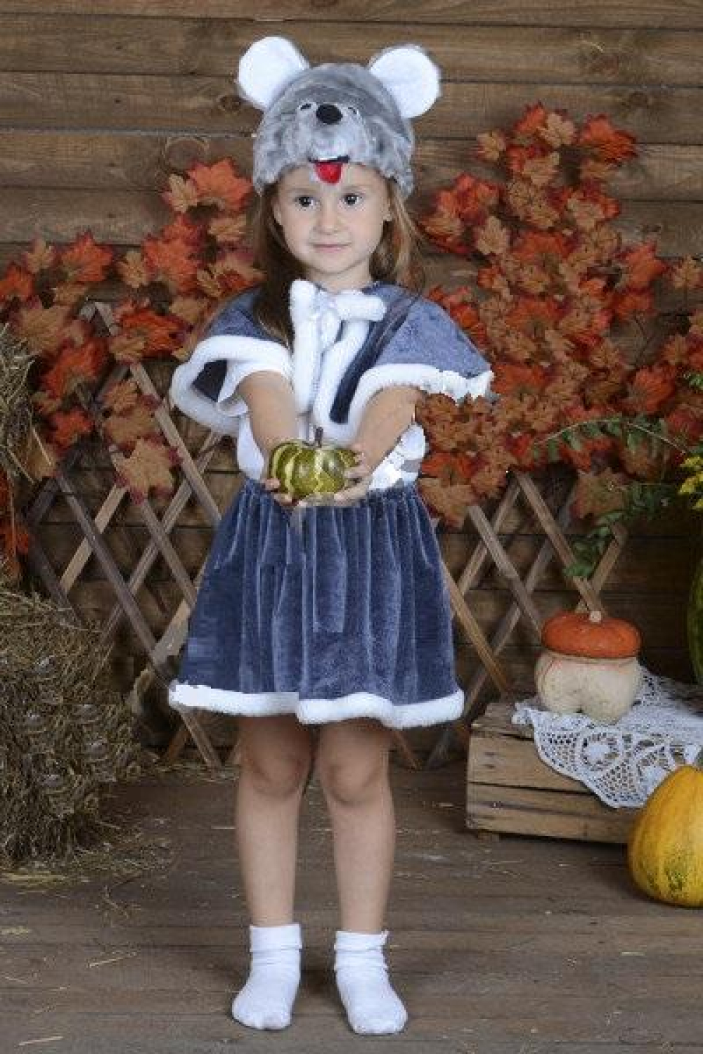 Карнавальный костюм для девочки Мышка №4