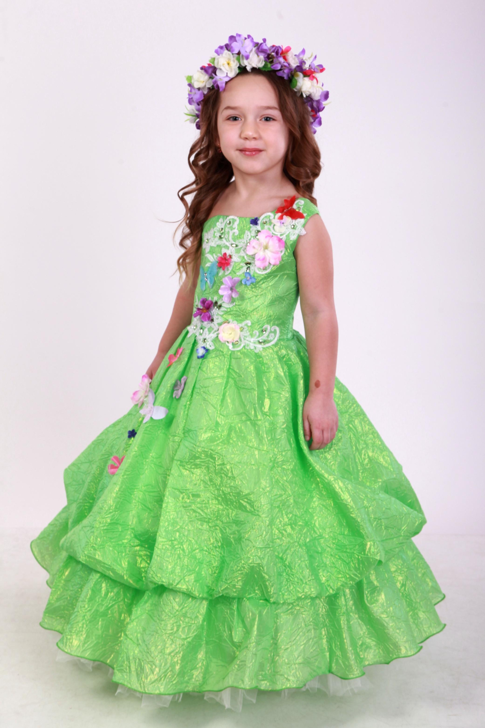 Карнавальный костюм для девочки Весна Тиффани