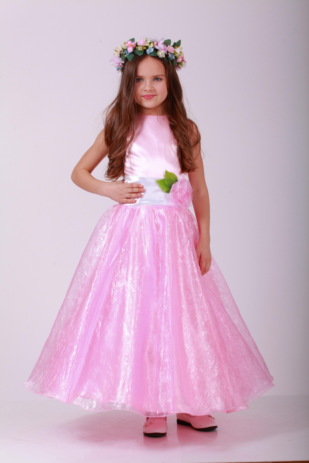 Carnival costume for a girl Dress Gentle Spring