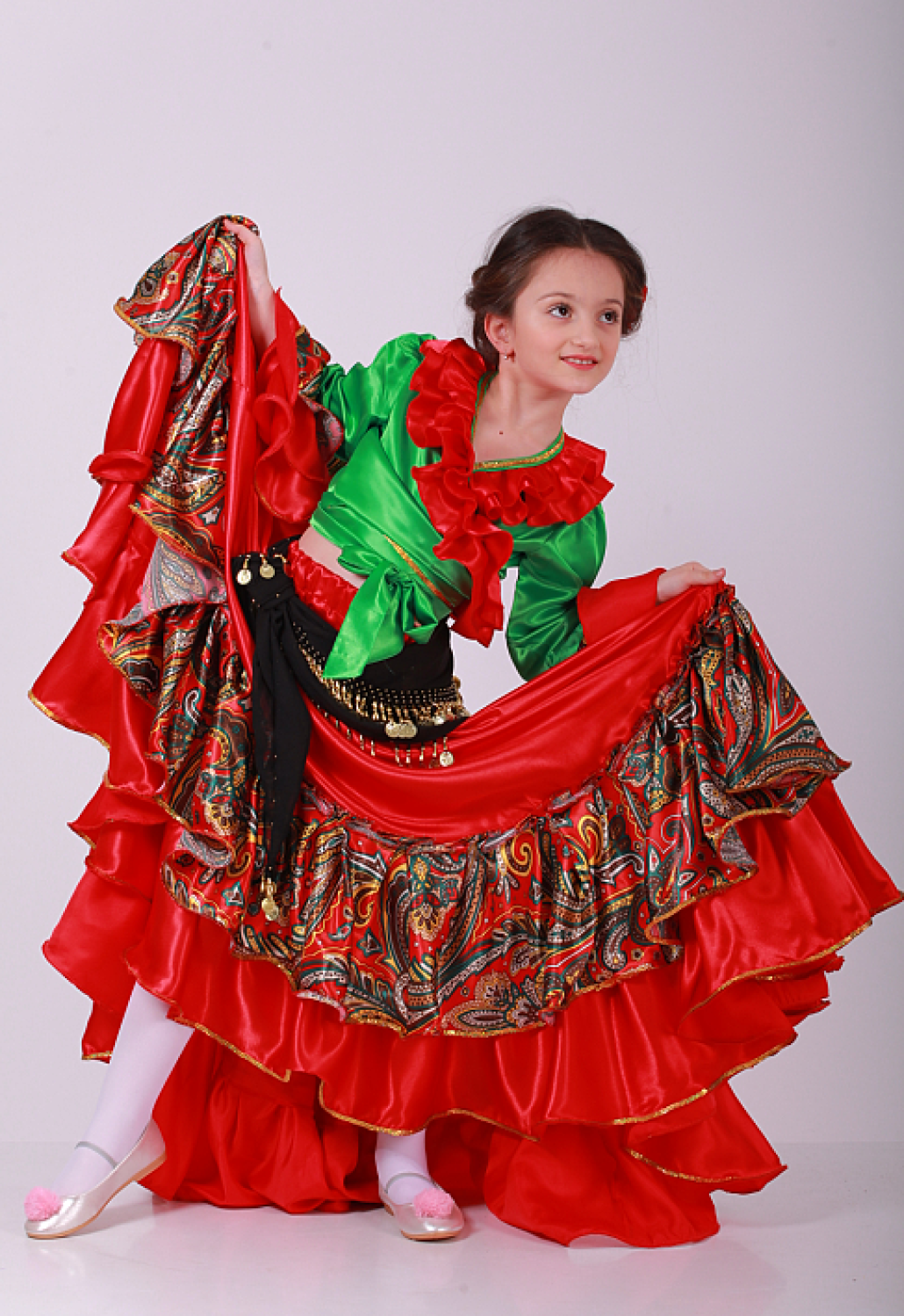 Карнавальний костюм для дівчинки Циганка Вікторія