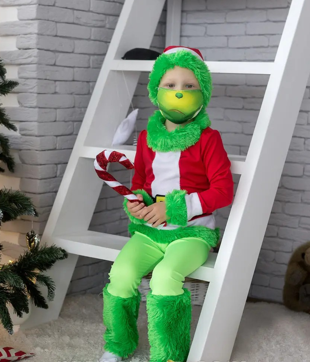 Карнавальний костюм Грінч для хлопчика