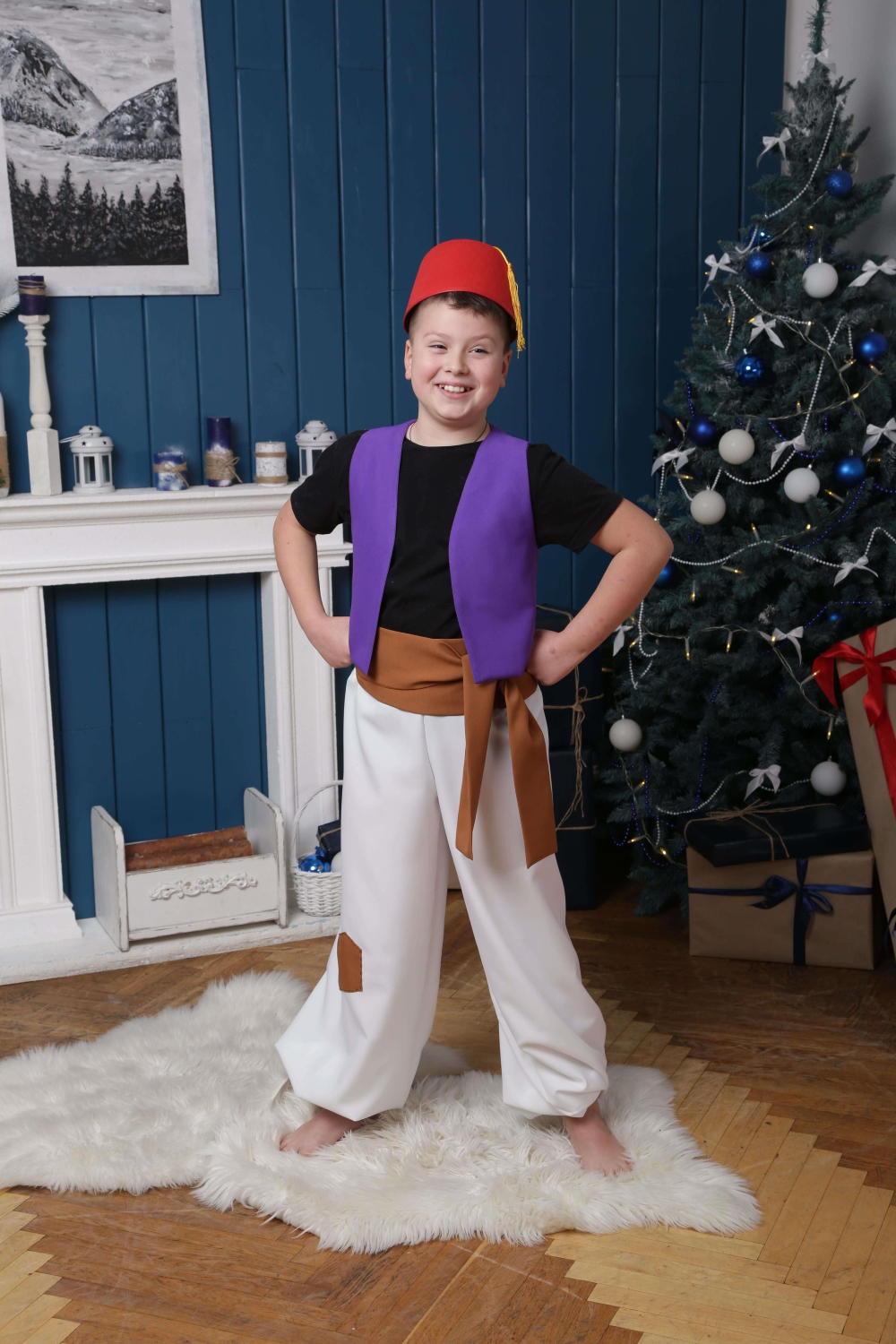 Карнавальний костюм Аладдін фіолет