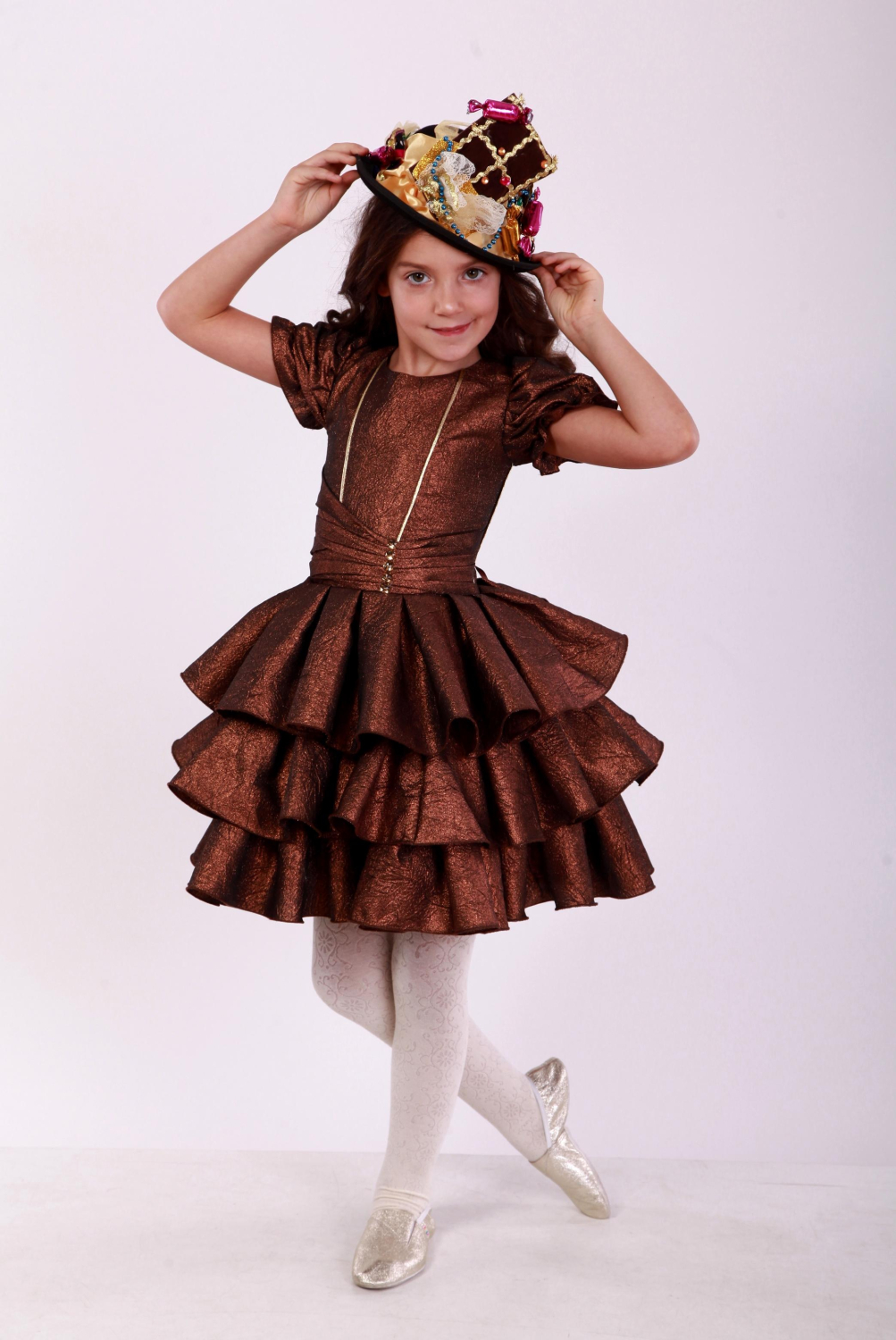 Карнавальний костюм для дівчинки Шоколадка, Смаколики ТМ Sonechko №2