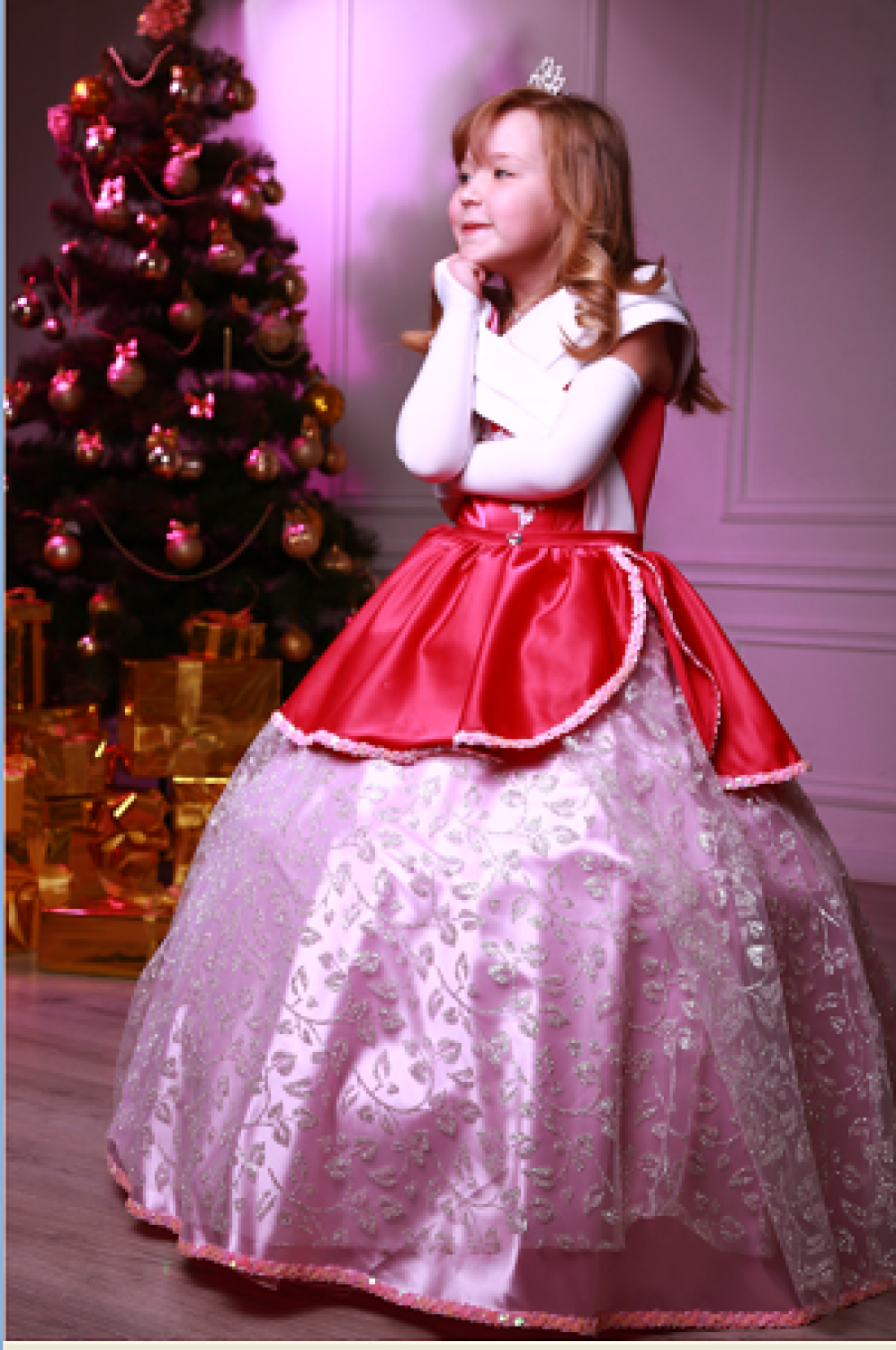 Карнавальний костюм для дівчинки Принцеса Аврора Спляча красуня