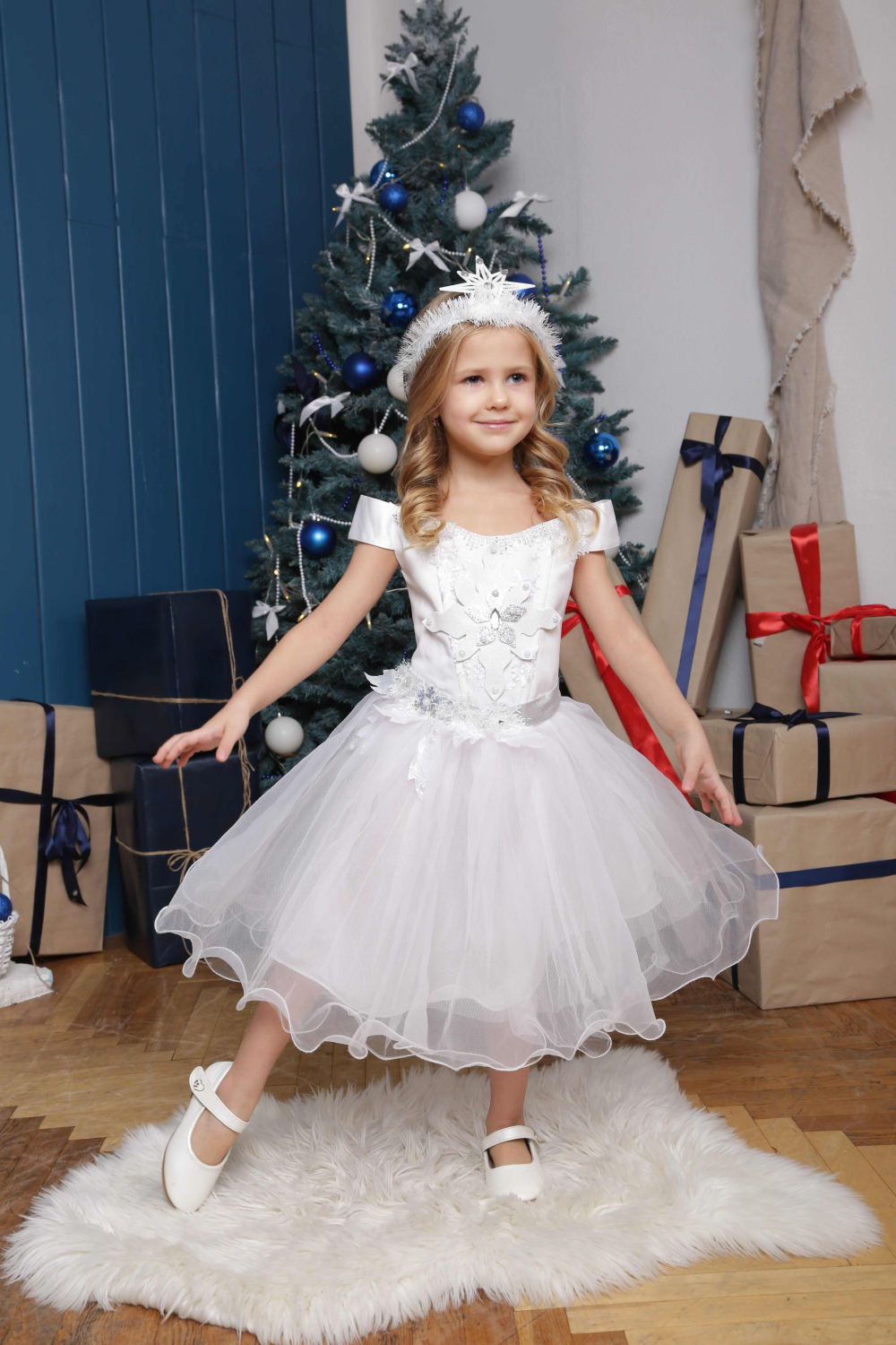 Карнавальний костюм Сніжинка №6