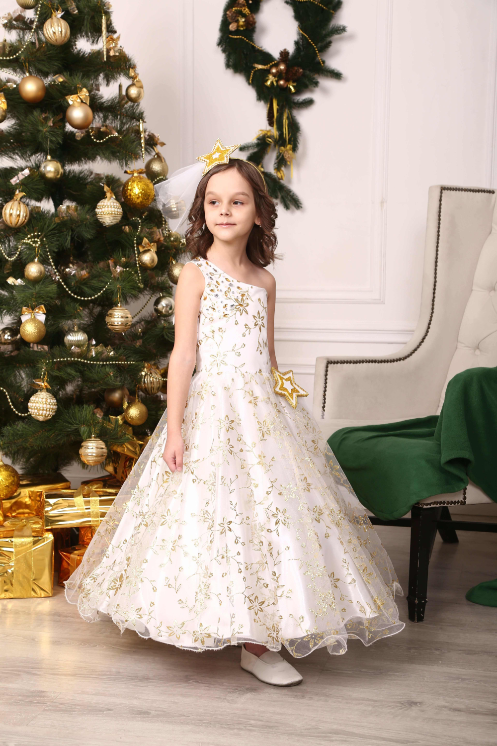 Карнавальний костюм Зірка, Зірочка золото 