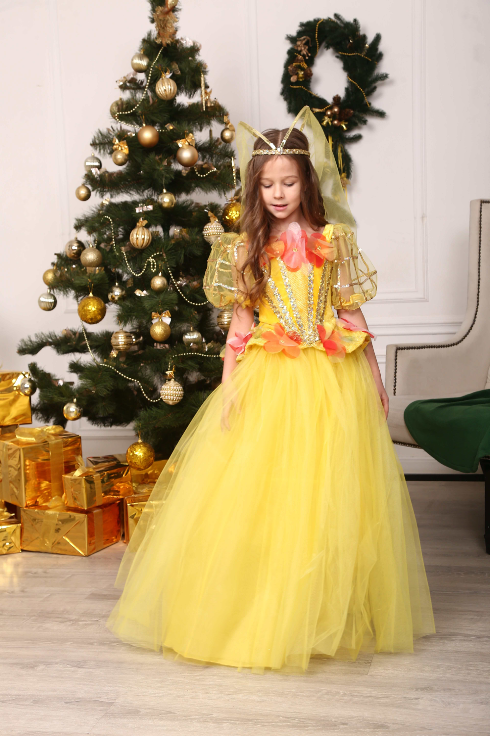 Карнавальний костюм Казкова Фея 614, Фея - Хресна (м / ф Попелюшка)