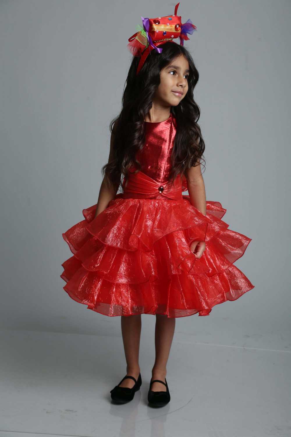 Карнавальний костюм Цукерка Рюша червона