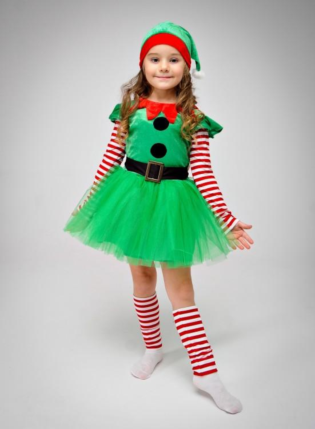 Костюм Різдвяний Ельф для дівчинки №5 гном