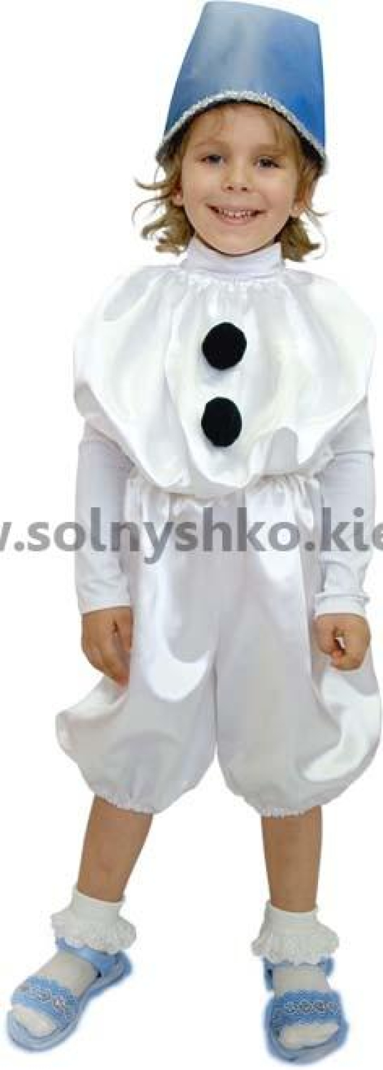 Карнавальний костюм для хлопчика Сніговик №3