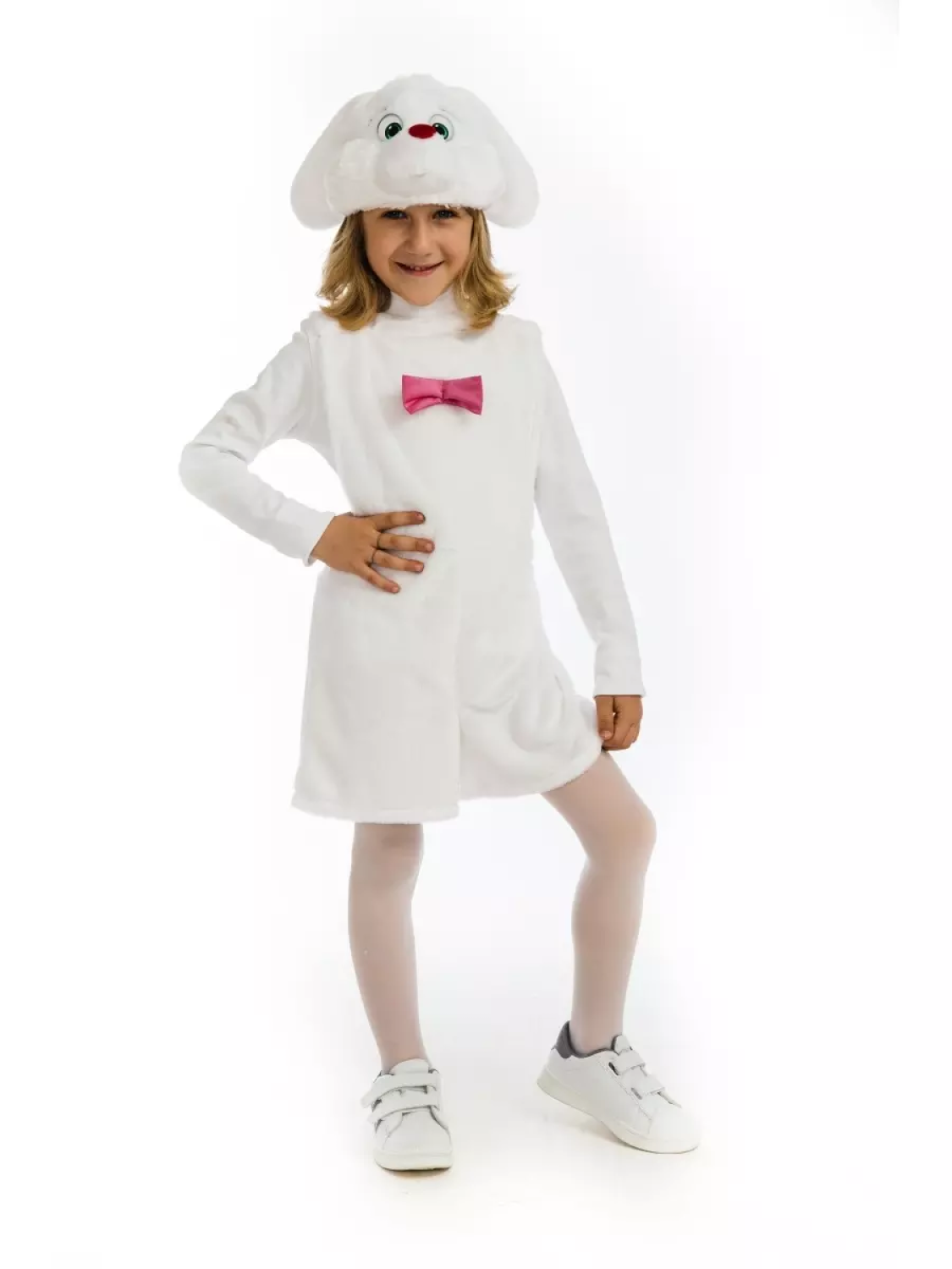 Carnival costume bunny white 89016