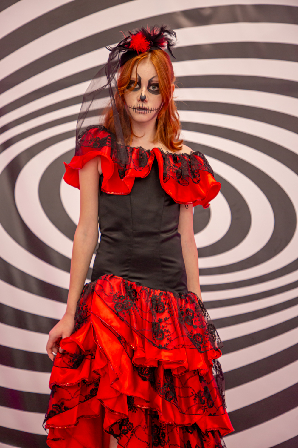 Мексиканська наречена / Санта Муерта на День мерців карнавальний костюм