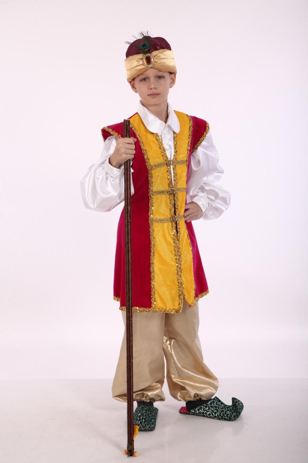 Карнавальний костюм для хлопчика східний Джафар (султан)
