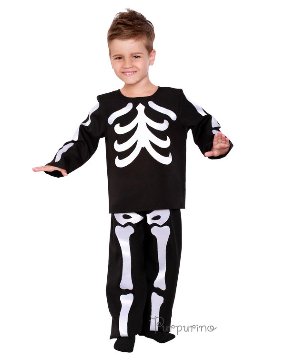 Карнавальний костюм Скелет хлопчик/дівчинка