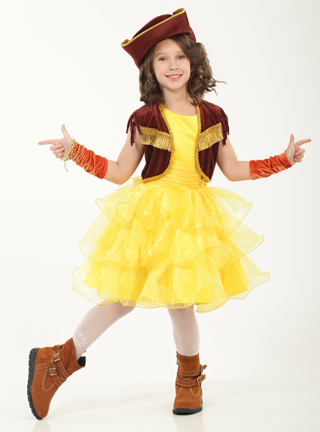 Карнавальний костюм для дівчинки Ковбойка (Пиратка), поні Еплл Джек