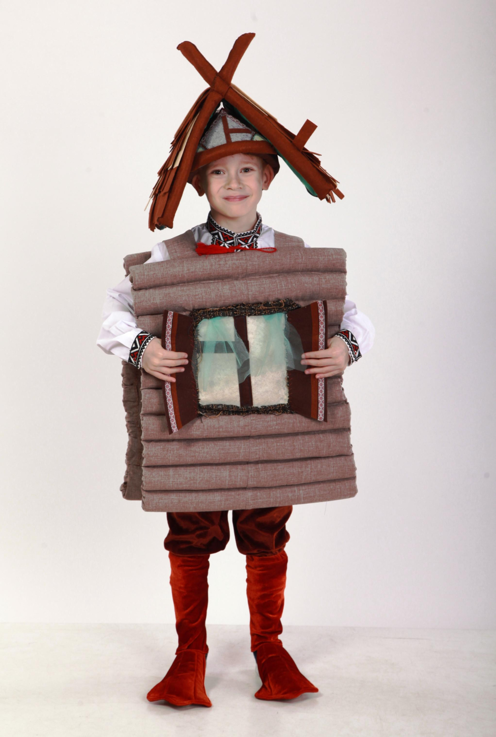 Карнавальний костюм дитячий Хатинка на курячих ніжках ТМ Sonechko