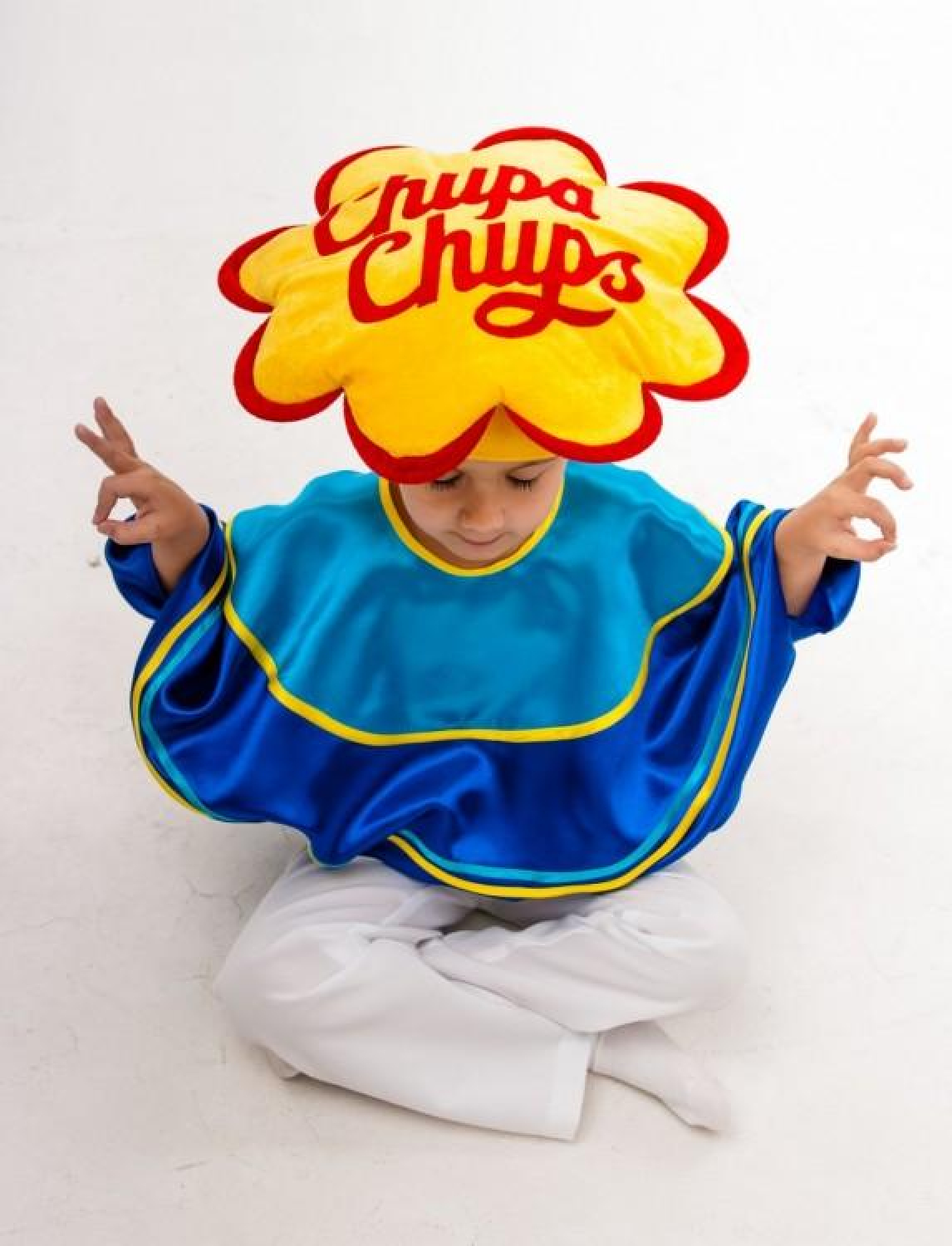 Карнавальний костюм Цукерка Чупа Чупс (синій) №5