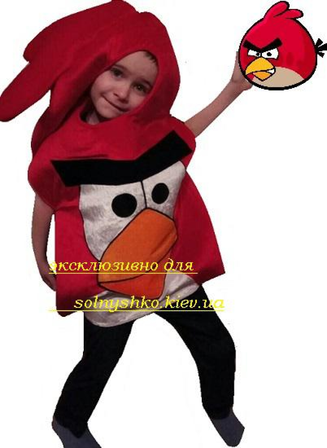 Карнавальний костюм дитячий Angry Birds (Енгрі Бердс) Ред