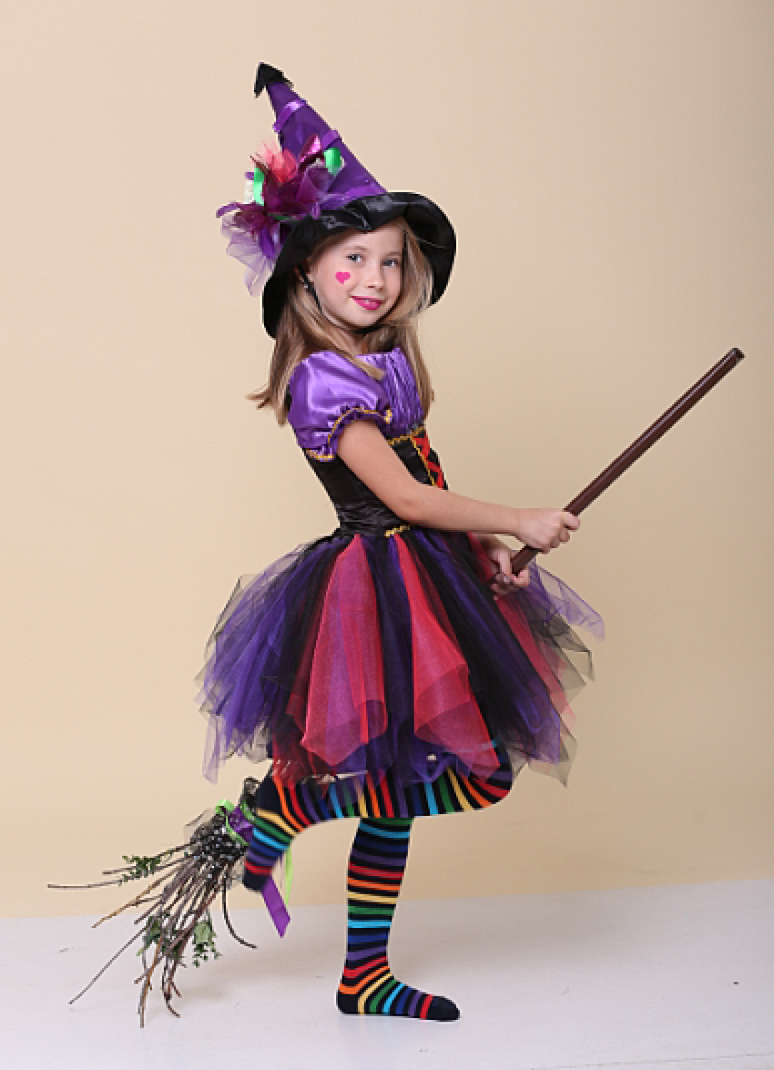 Карнавальний костюм для дівчинки Супер - Відьма