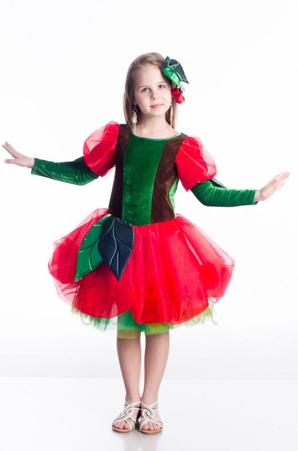 Карнавальный костюм для девочки Вишня - Вишенка Ягодка