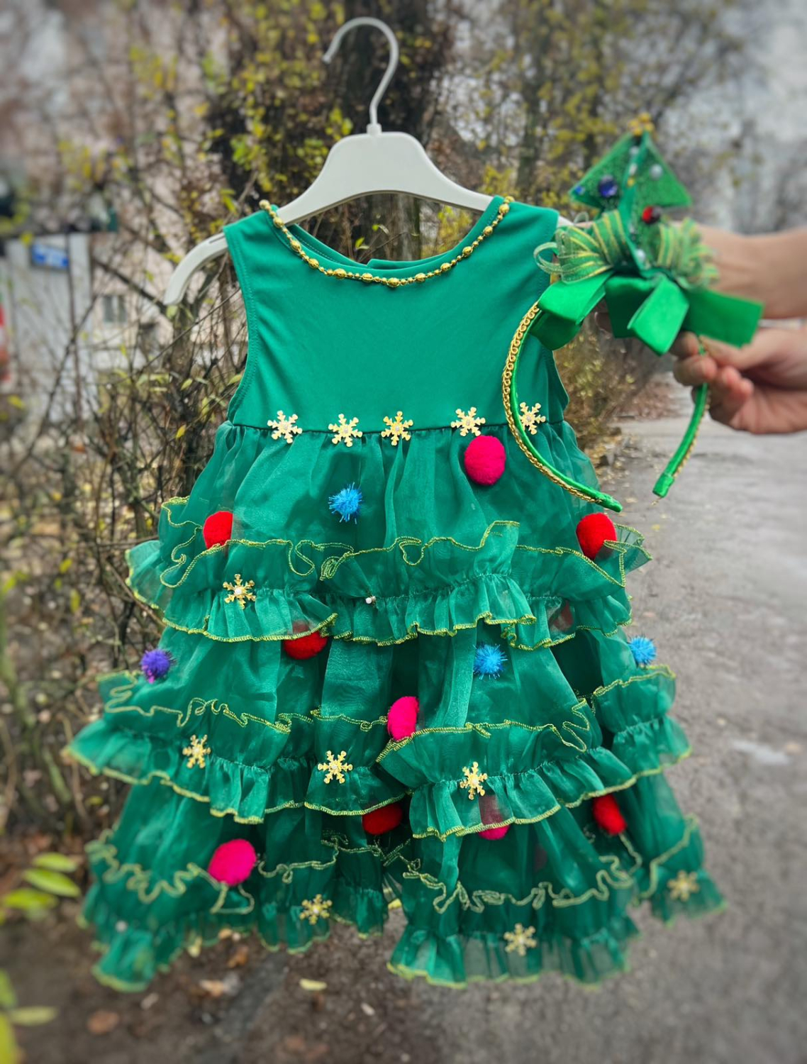 Карнавальний костюм ялинка міні