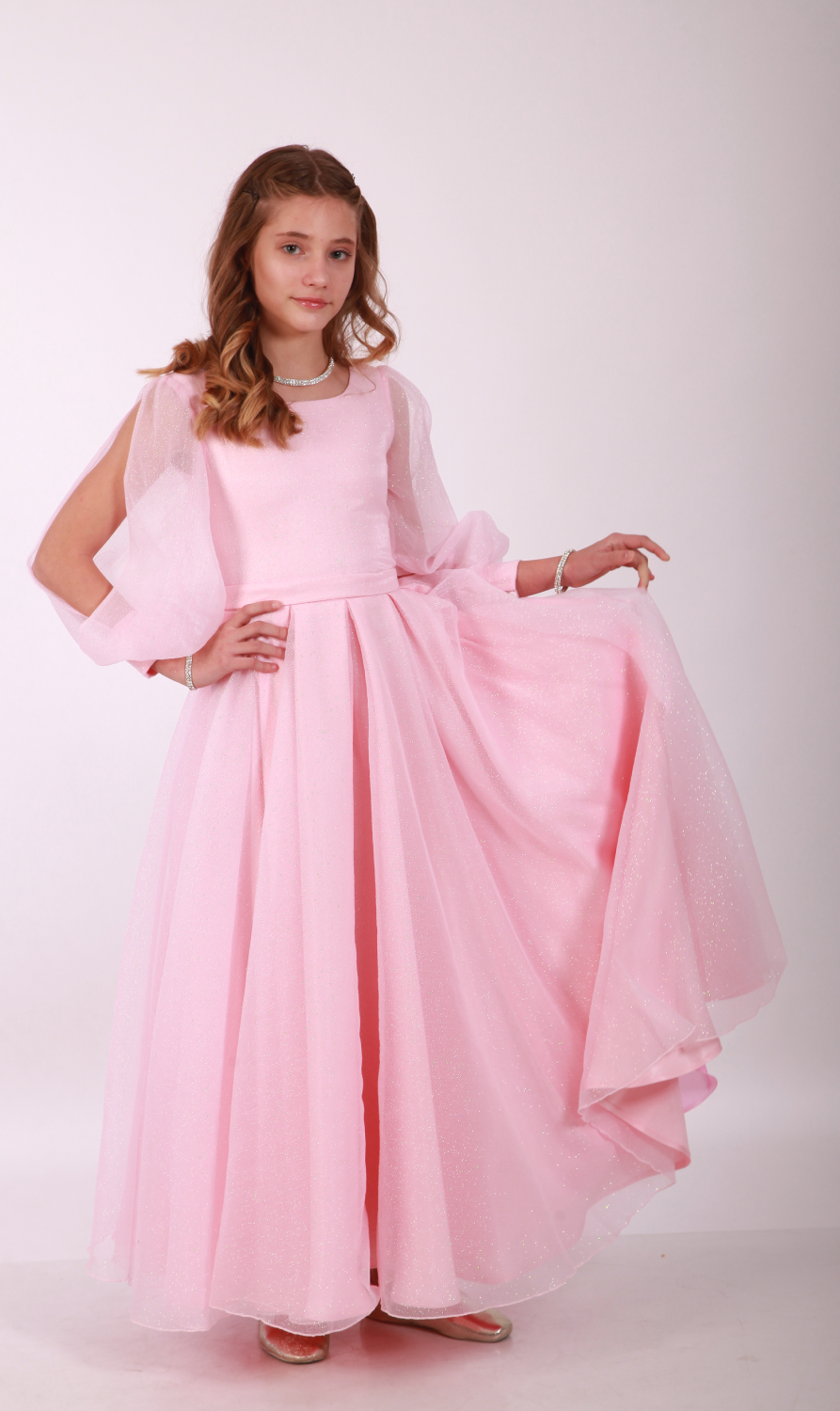 Елегантна бальна сукня для дівчинки Таяна рожева