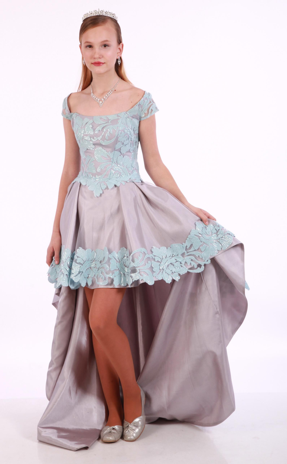 Елегантне плаття для дівчинки Мірабелла підліткове графіт