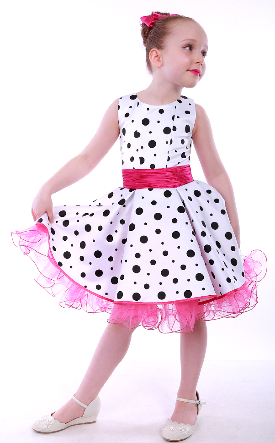 Елегантне плаття для дівчинки Стиляги Оксани малинове