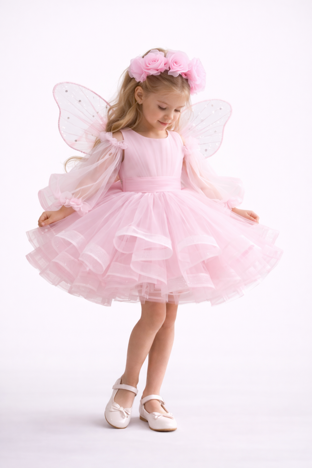 Сукня Метелик Барбі міні рожева