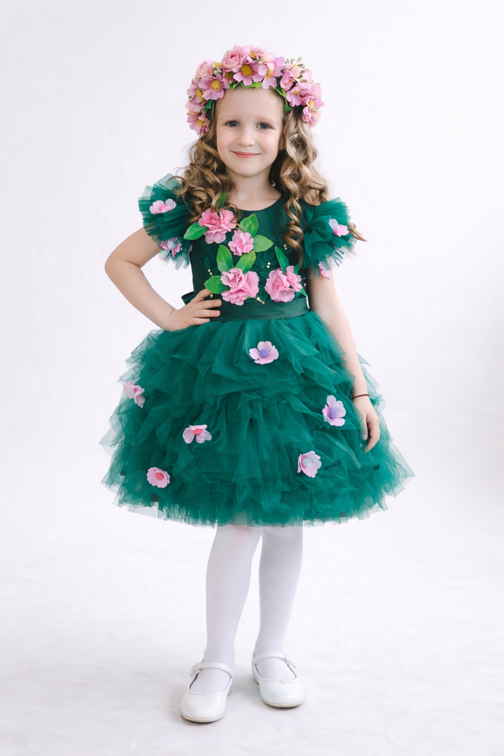 Карнавальний костюм Весна сморагд