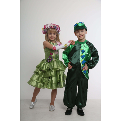 Carnival costume flower bell bell