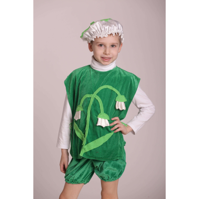 Carnival costume flower lily of the valley