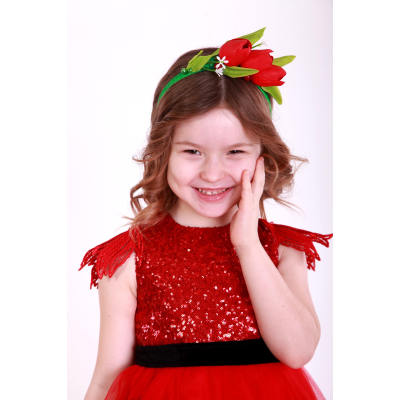 Карнавальный костюм для девочки Цветочек Тюльпан