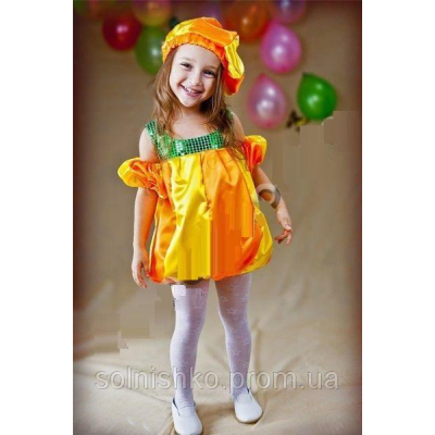 Карнавальний костюм Гарбуз для дівчинки №4