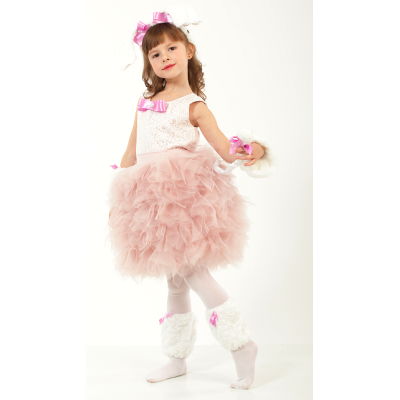 Карнавальний костюм для дівчинки Собачка Пудель