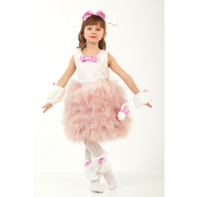 Карнавальний костюм для дівчинки Собачка Пудель