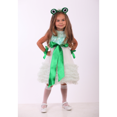 Карнавальний костюм для дівчинки Жаба - Жабка бант