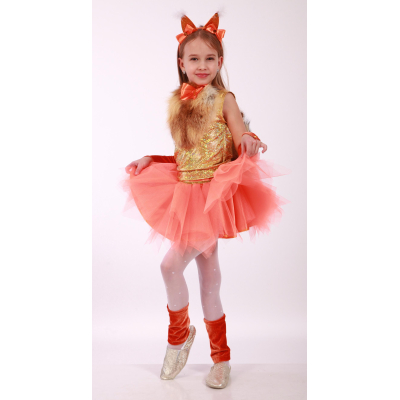 Carnival costume for a girl fox set