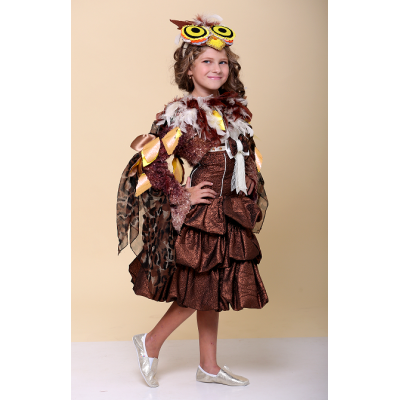Карнавальний костюм для дівчинки Сова Стиль