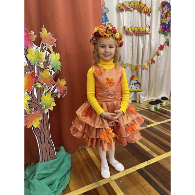 Carnival costume Autumn Ruffle short 1