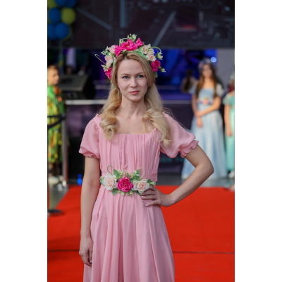 Карнавальний костюм Весна темна пудра від Sonechko квітка