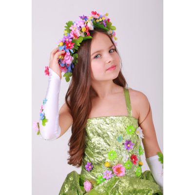 Карнавальний костюм для дівчинки Чарівниця Весна